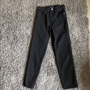 Zara Black Straight Leg Jeans